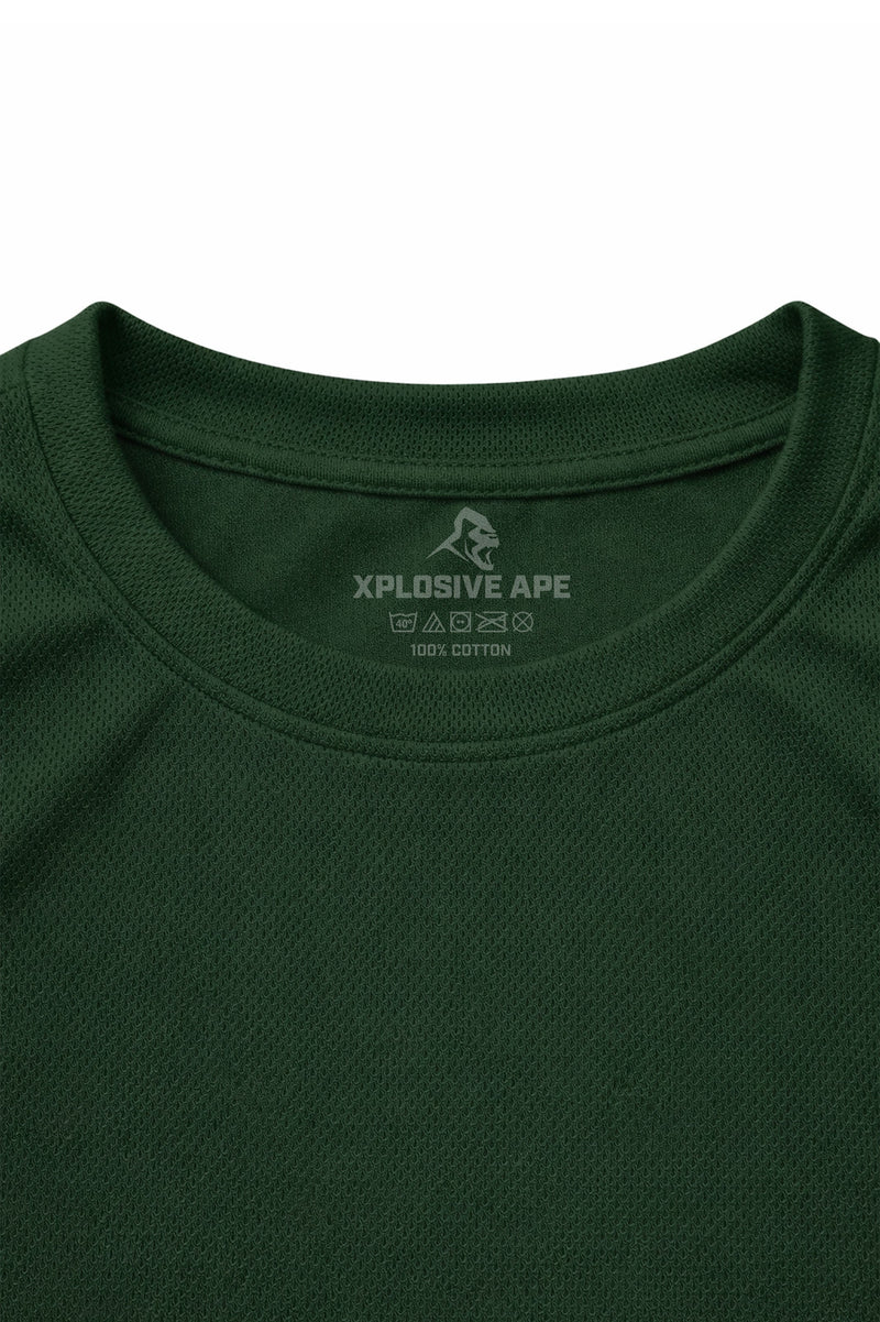 XAPE Classic Strength X Tech Tee - Forest Green