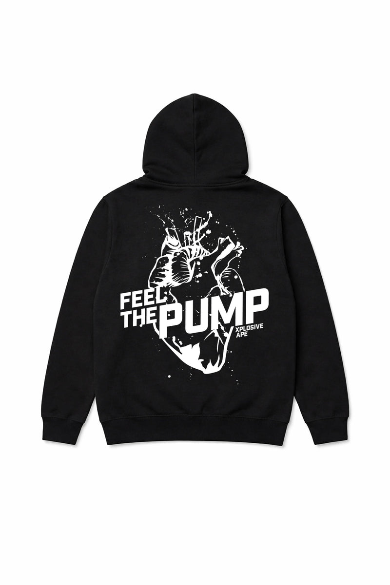 XAPE Feel The Pump Hoodie - Black