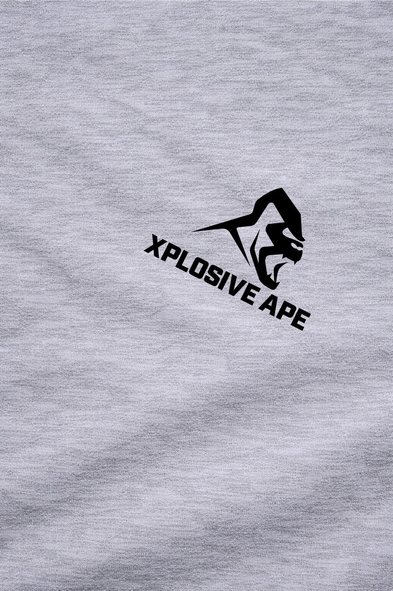 XAPE Old School Hoodie - Heather Grey