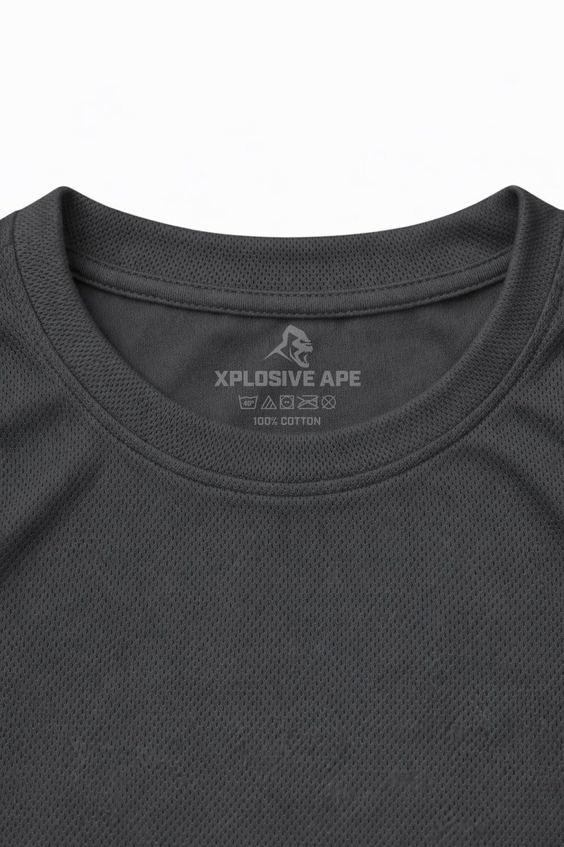 XAPE Prime Tech Tee - Charcoal
