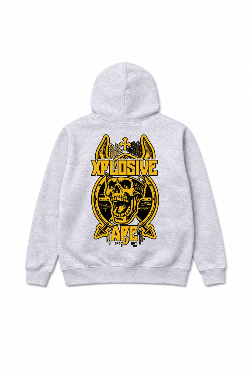 XAPE Raider Hoodie - Heather Grey