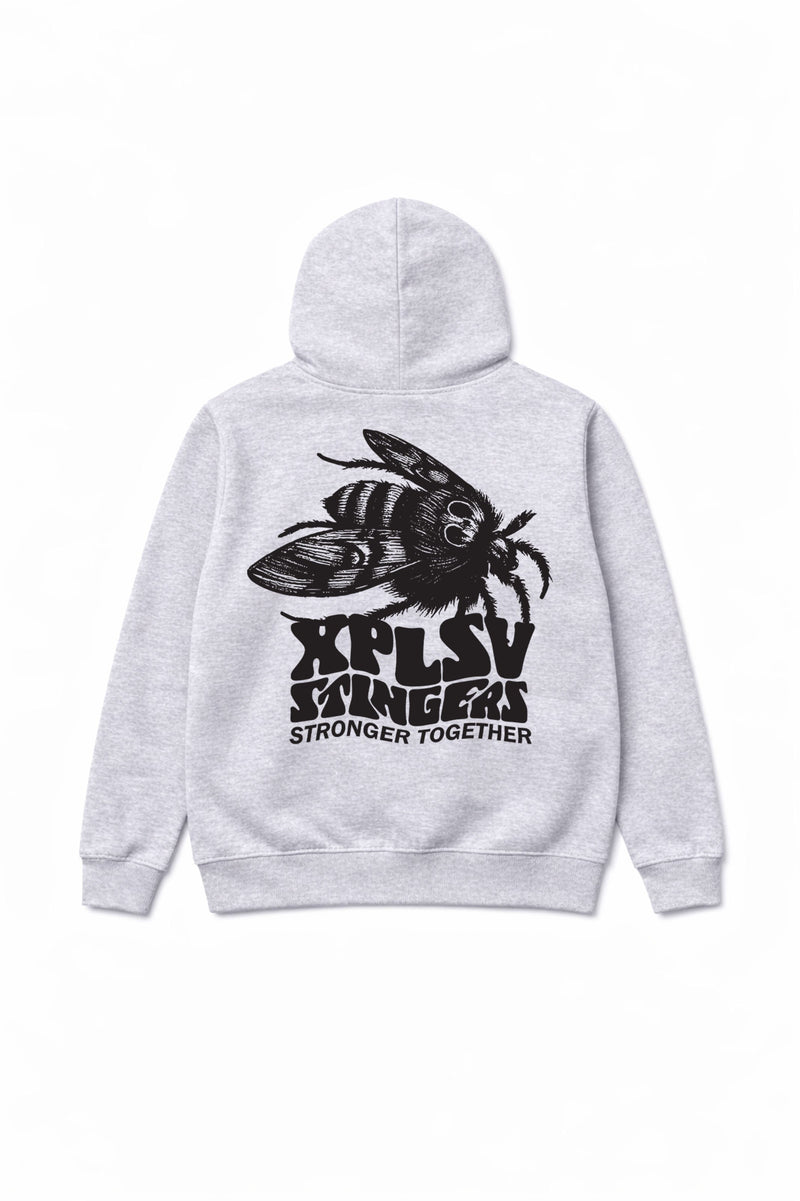 XAPE Stingers Hoodie - Heather Grey