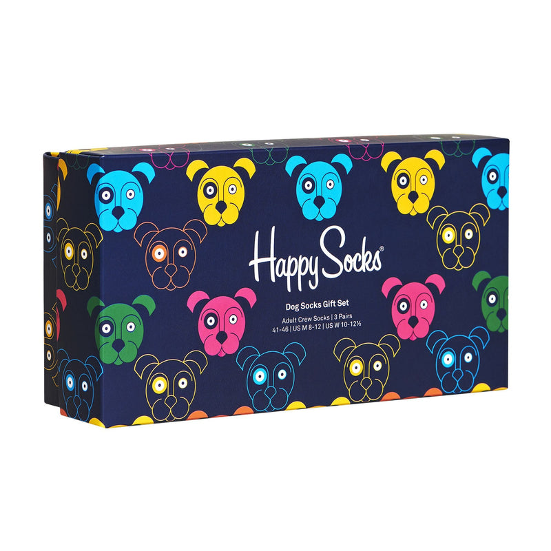 3 Pack Mens & Ladies Mixed Dog Socks Gift Set