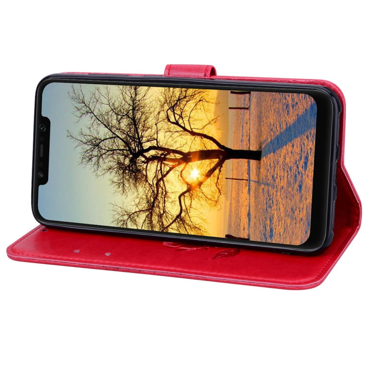 Rose Embossed Horizontal Flip PU Leather Case for Xiaomi Pocophone F1 , with Holder & Card Slots & Wallet, For Xiaomi Poco F1