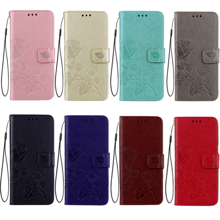 Rose Embossed Horizontal Flip PU Leather Case for Xiaomi Pocophone F1 , with Holder & Card Slots & Wallet, For Xiaomi Poco F1