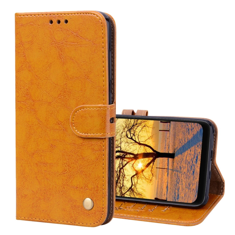 Business Style Oil Wax Texture Horizontal Flip Leather Case for Xiaomi Pocophone F1 , with Holder & Card Slots & Wallet, For Xiaomi Poco F1