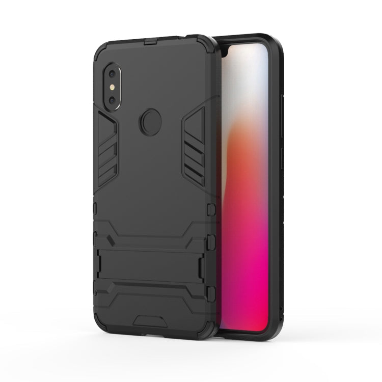 Shockproof PC + TPU  Case for Xiaomi Redmi Note 6, with Holder, Xiaomi Redmi Note 6