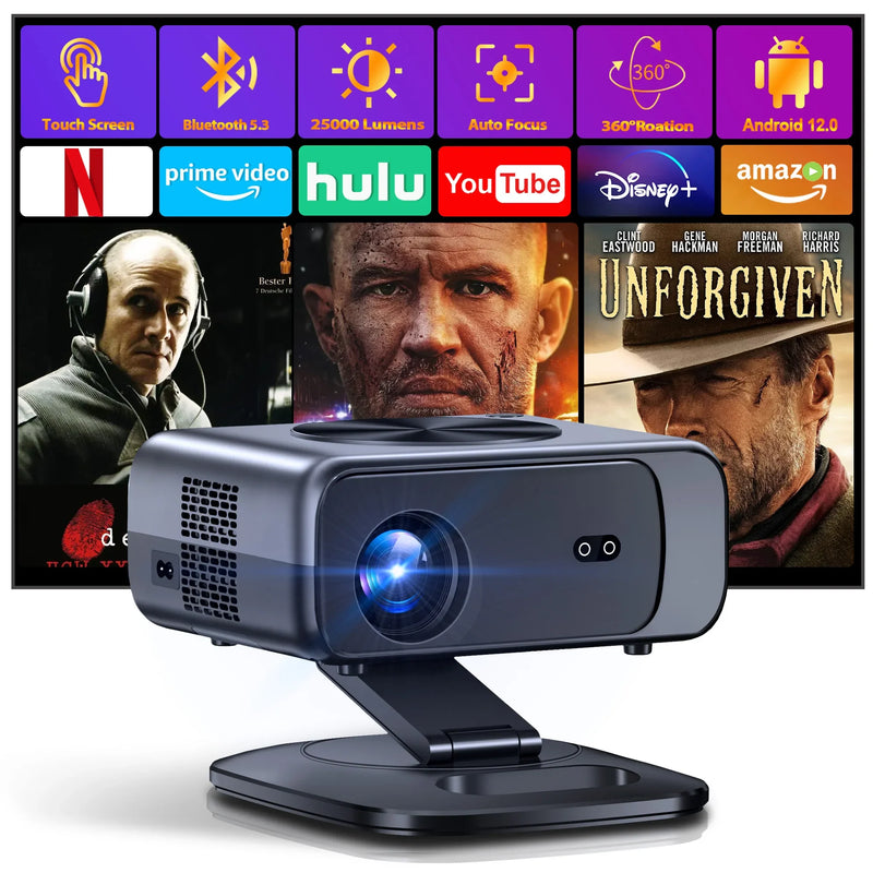 XIWBSY M05 Projector 4k 64G Auto Focus Smart Home Cinema Android Wifi Bluetooth