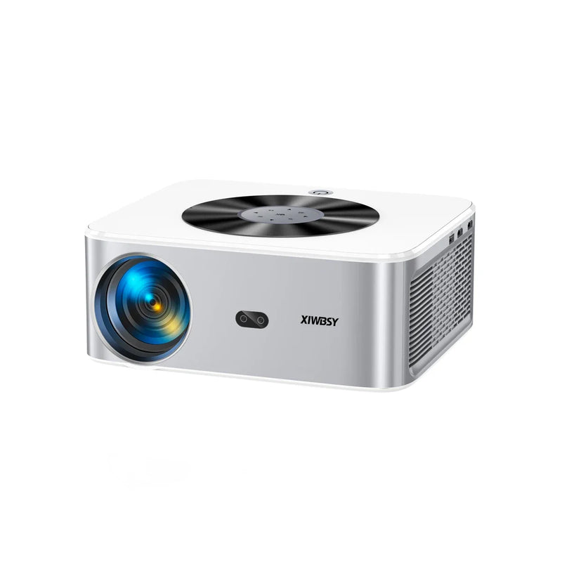 XIWBSY Full HD Android 8K Projector 1000 ANSI 1080P WiFi Bluetooth Auto Focus