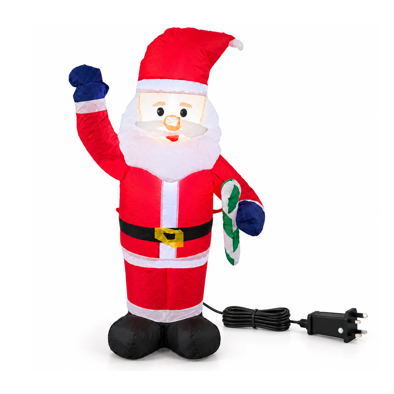 Inflatable Light Up Santa Figure 1.2m