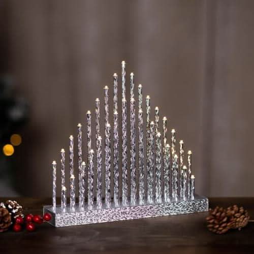 SHINEY ALUMINIUM CANDLE BRIDGE WITH TIMER