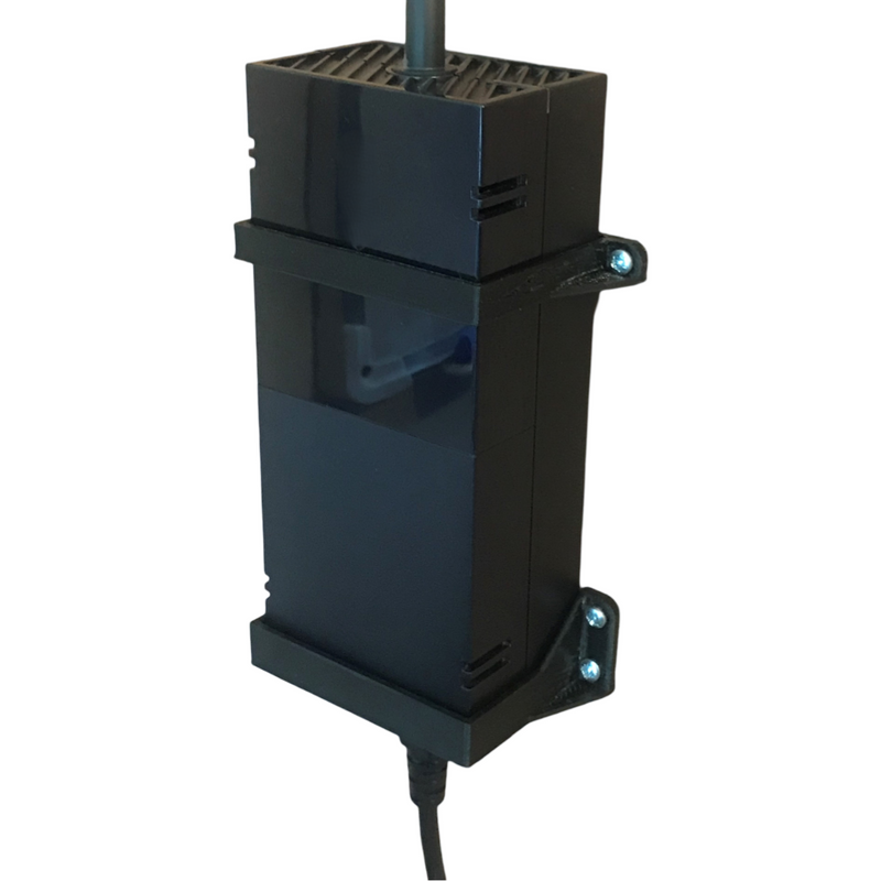 Xbox One Original Power Brick Supply Cable Wall Mount Bracket Holder - Black