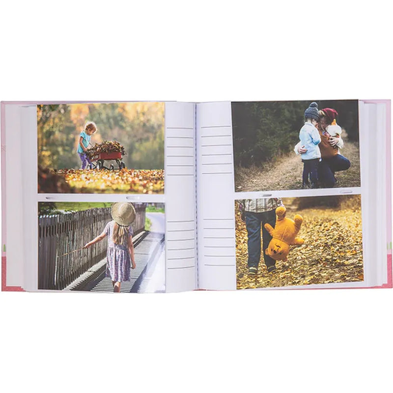 Kenro KUSSO Dinosaur Series Baby Album for 200 6x4" Photos - Pink