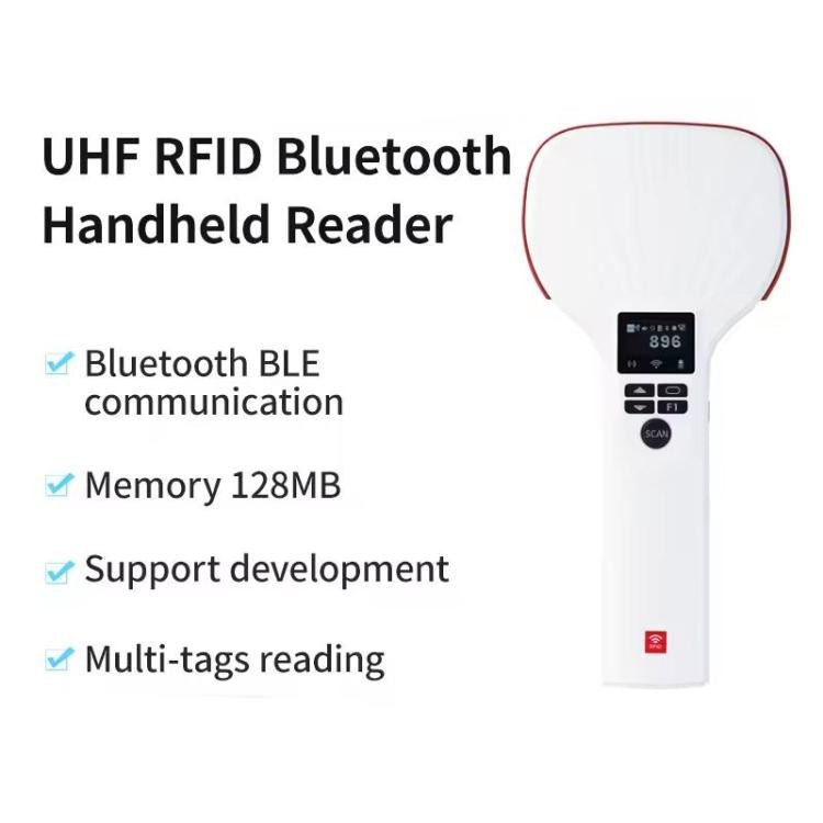 E710 Chip Long Range RFID UHF Portable Handheld Bluetooth Reader, Style: Enhanced