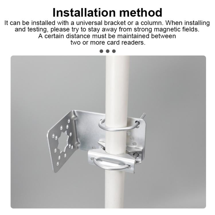 UHF RFID Long Range Integrated Reader with Built-in 9dBi Antenna, Style: Standard, Standard