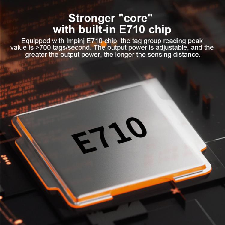 UHF RFID Reader Long Range Integrated Reader Writer With E710 Chip, Style: Add Low Temperature Heating Device, Add Low Temperature Heating Device