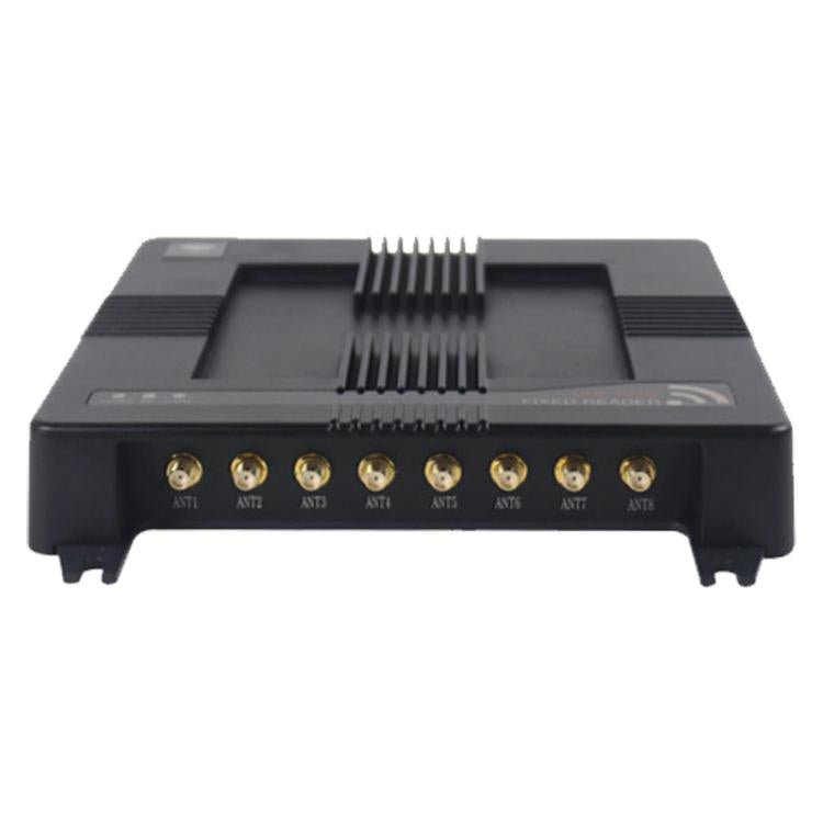 8-Channel RFID Reader / Writer with Impinj E710 Module, Fixed UHF Industrial Long-Range Reader for Warehouse Management, 8-Channel RFID Reader