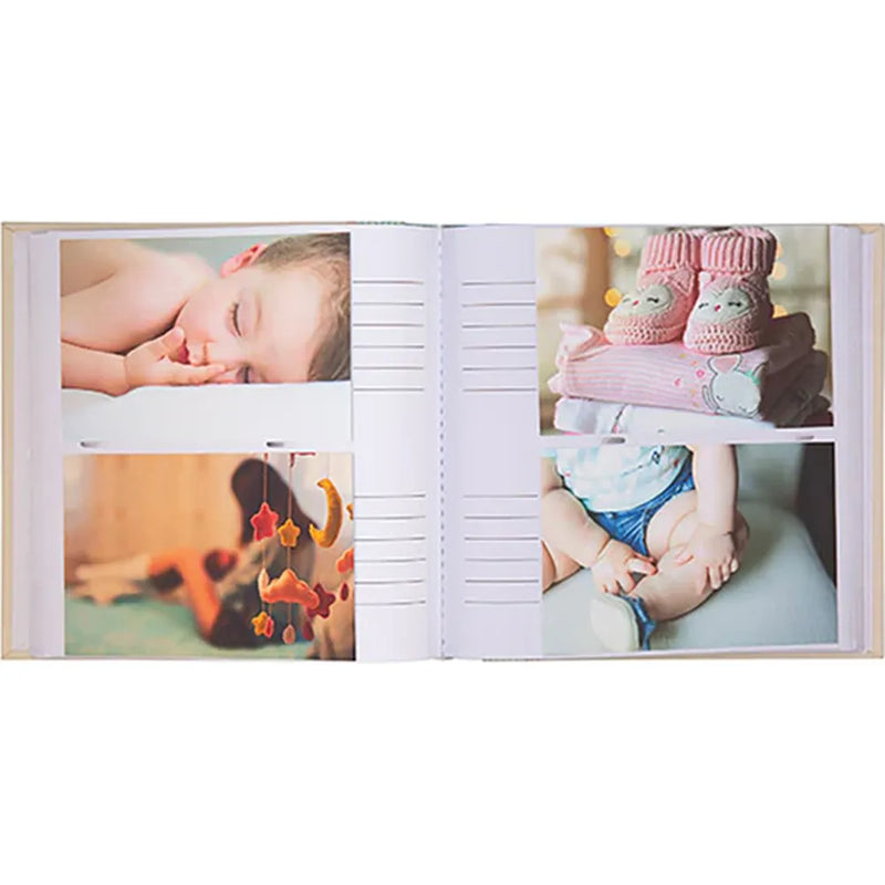Kenro KUSSO Sleepy Owl Baby Album for 200 6x4" Photos - Blue