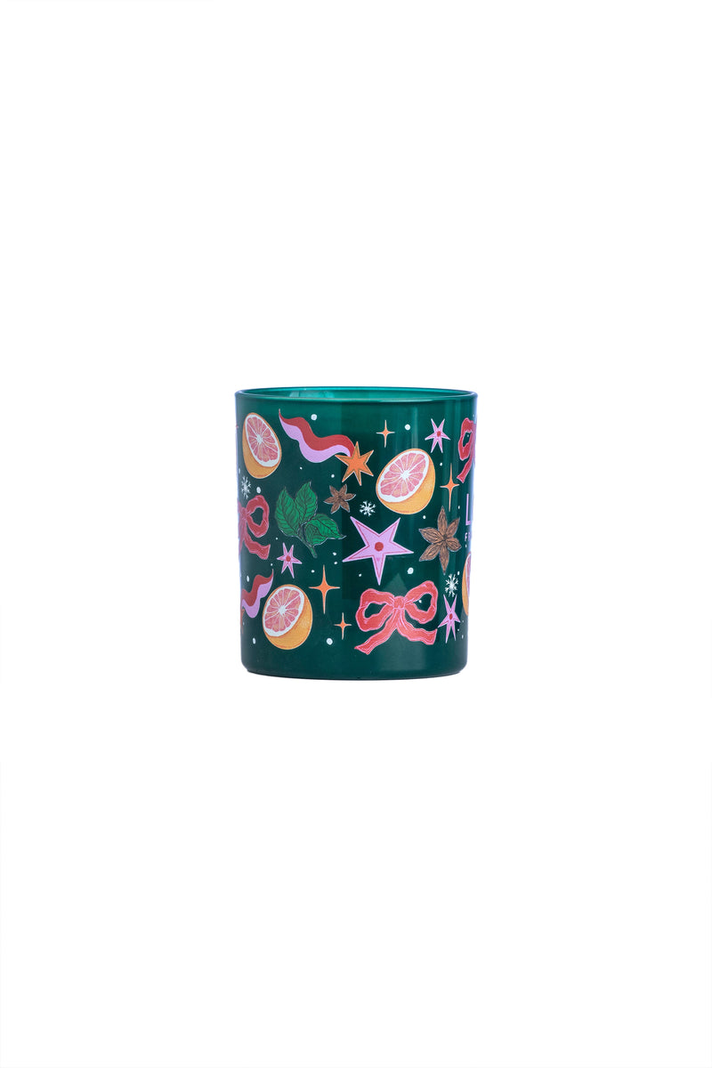 Yala Luxury Scented Special Glass Candle | Hand-Poured Amber Spice Candle