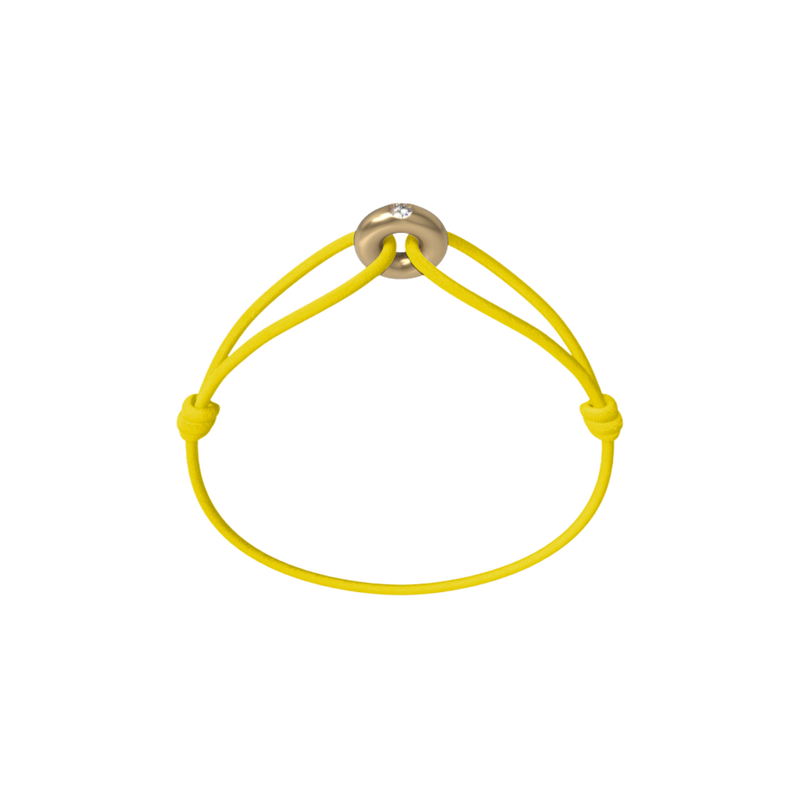 Mini Golden Soho Diamond Cord Bracelet