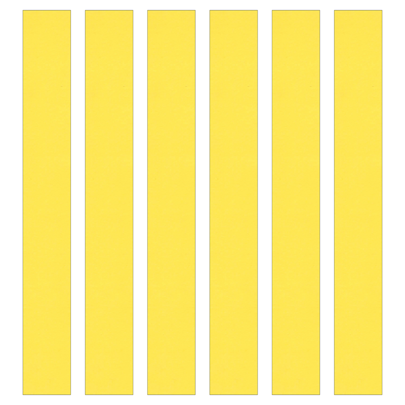 Yellow Paper Chain Card Strips. 5 Meter / 16 Feet Long. Wedding Party Decor