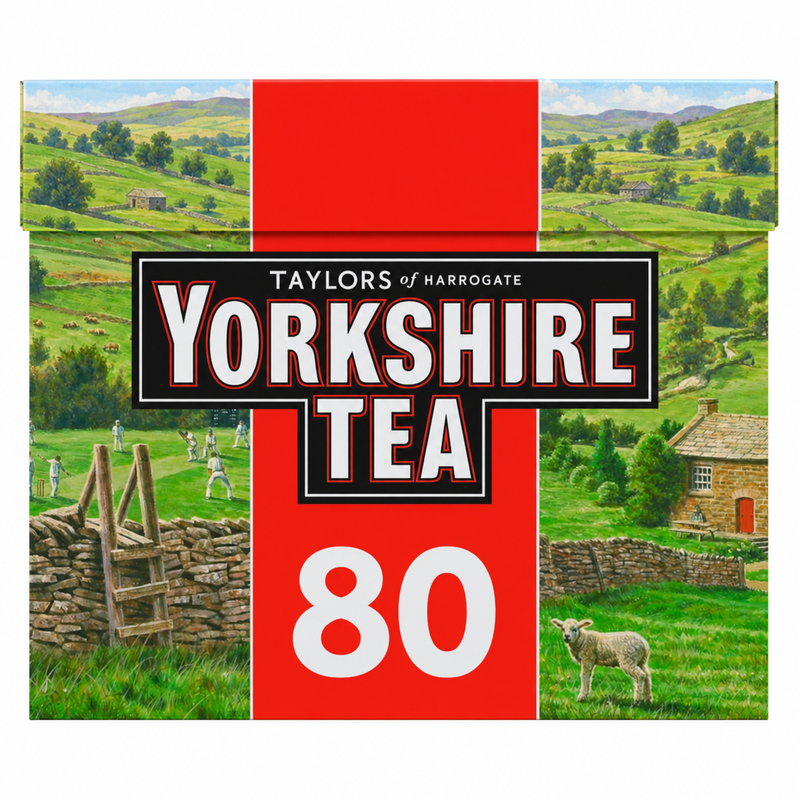 Yorkshire Tea 80 Tea Bags PMP 250g (Case of 5)