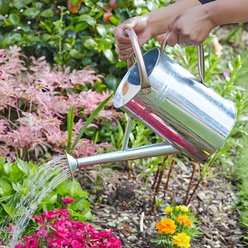 4.5L Galvanised Steel Watering Can