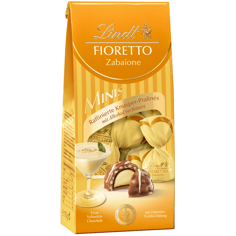 Zabaione Milk Chocolate Lindt Fioretto | 115g Bag