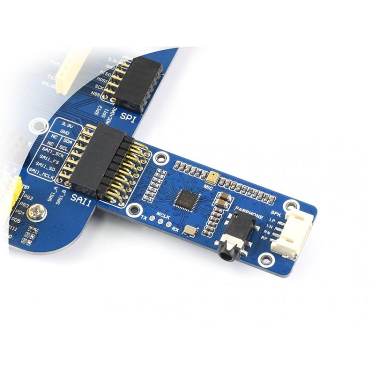 Waveshare WM8960 Stereo CODEC Audio Module, Play/Record, Stereo CODEC ...