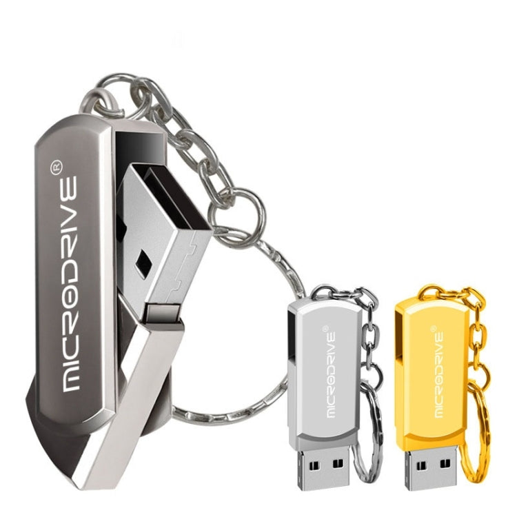 MicroDrive 4GB USB 2.0 Creative Personality Metal U Disk with Hook, 4GB