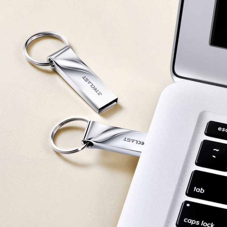 TECLAST 32GB USB 2.0 Fashion and Portable Metal USB Flash Drive with Hanging Ring, 32GB