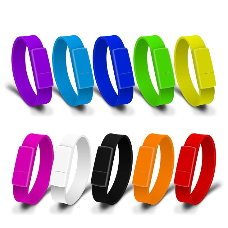 MicroDrive 32GB USB 2.0 Fashion Bracelet Wristband U Disk, 32GB
