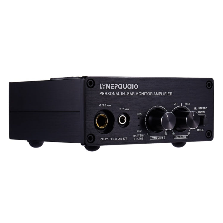 LINEPAUDIO B982 Power Amplifier Instrument Drummer Earphone Monitor Signal Amplifier, Dual XLR Input, B982