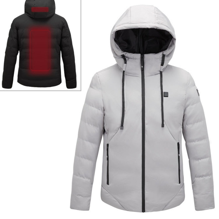 Men and Women Intelligent Constant Temperature USB Heating Hooded Cotton Clothing Warm Jacket, M, L, XL, XXL, XXXL, 4XL, 5XL, 6XL
