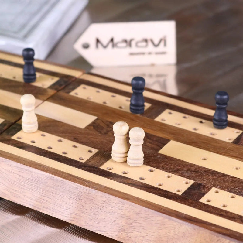Zari Folding Travel Cribbage Set