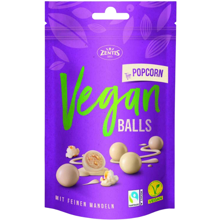 Zentis | Vegan Popcorn Balls | 90g Bag