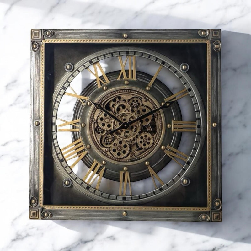 60CM GEAR CLOCK