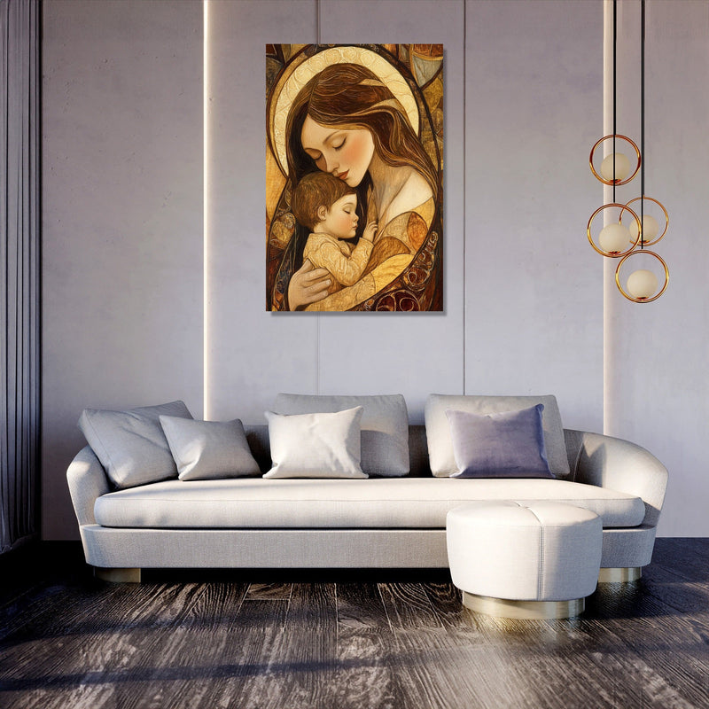 Maternal Serenity Canvas