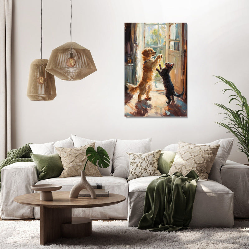 Curious Companions Canvas