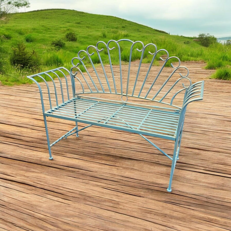 Garden Bench - Metal - L46 x W98 x H127 cm