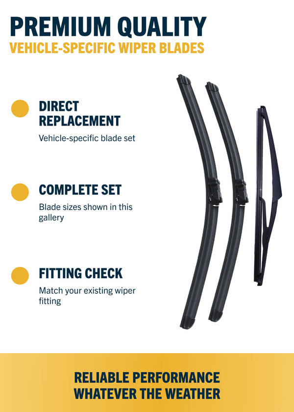 Peugeot 2008 Estate Front & Rear Wiper Blades | Nov 2019 onwards
