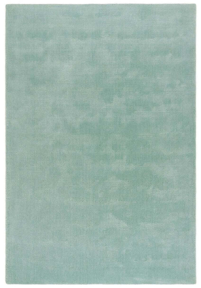 Hush Solid Aqua Luxury Rug