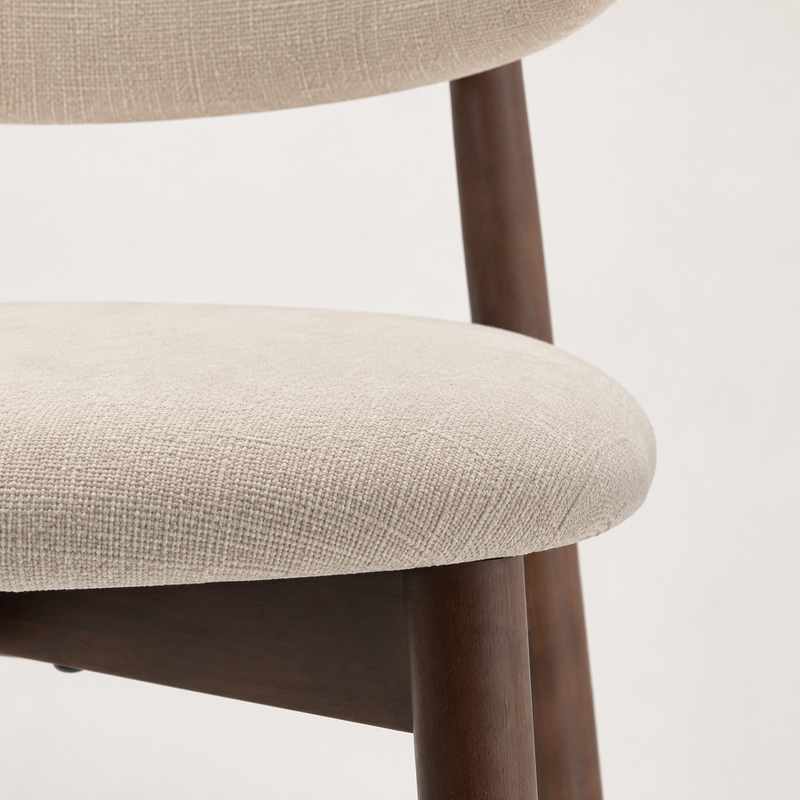Henley Set of 2 Scandi Beige Bar Stool