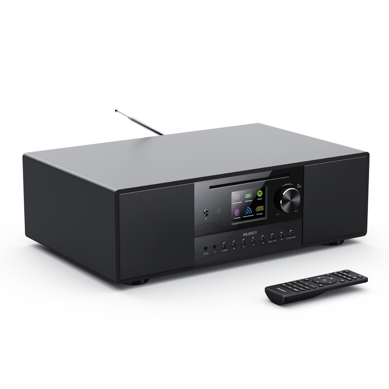 MAJORITY QUADRIGA MUSIC SYSTEM BLACK