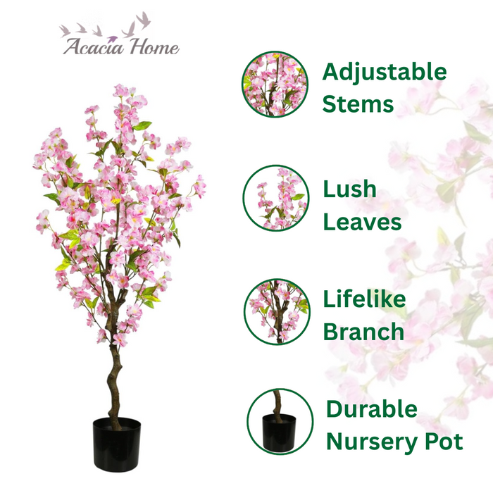 120CM ARTIFICIAL CHERRY TREE (PINK)