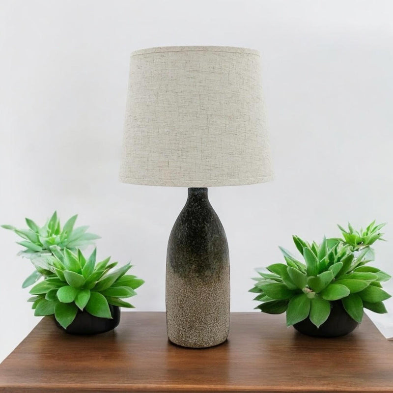45CM RUSTIC LAMP AND SHADE