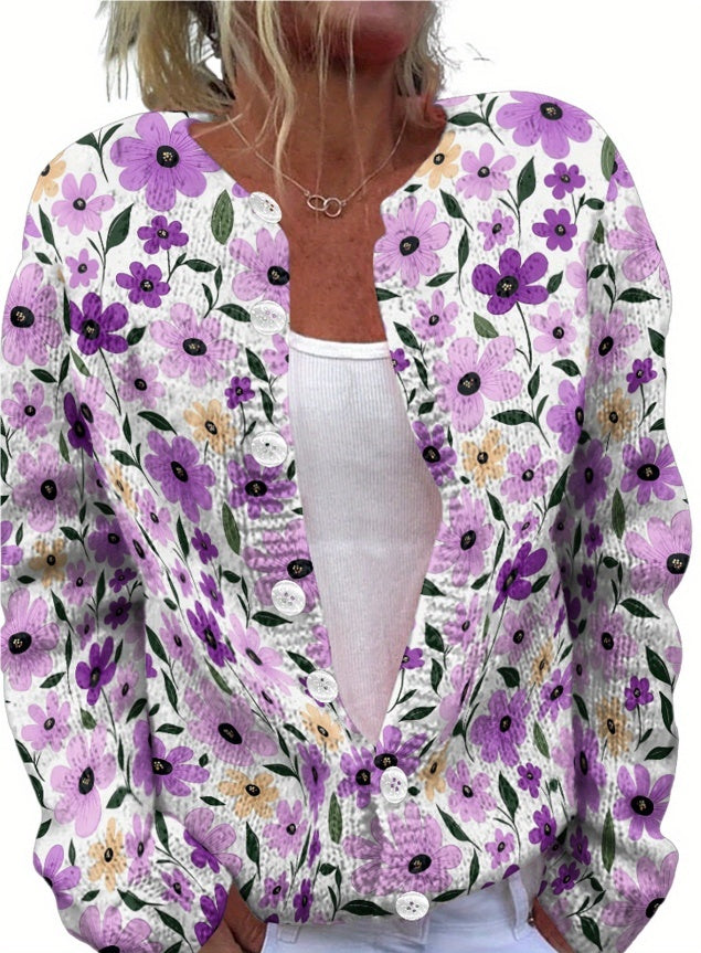 Color Printed Lightweight Breathable Sweater