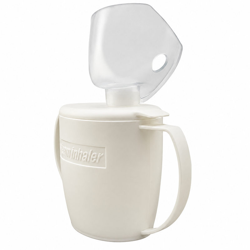 Steam Inhaler a natural way to loosen mucus and help clear nasal passages