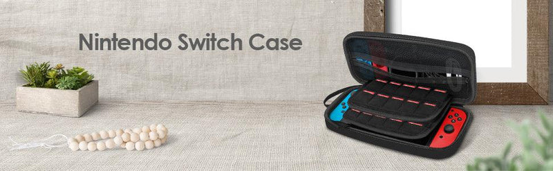Nintendo Switch Carry Case 20 Game Cartridge Holders Plus Space for Joycons etc