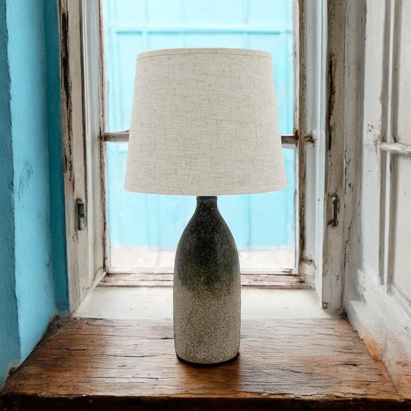 45CM RUSTIC LAMP AND SHADE